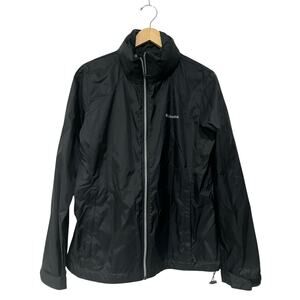 Columbia Women's Switchback III Black Waterproof Packable Rain Jacket Size L
